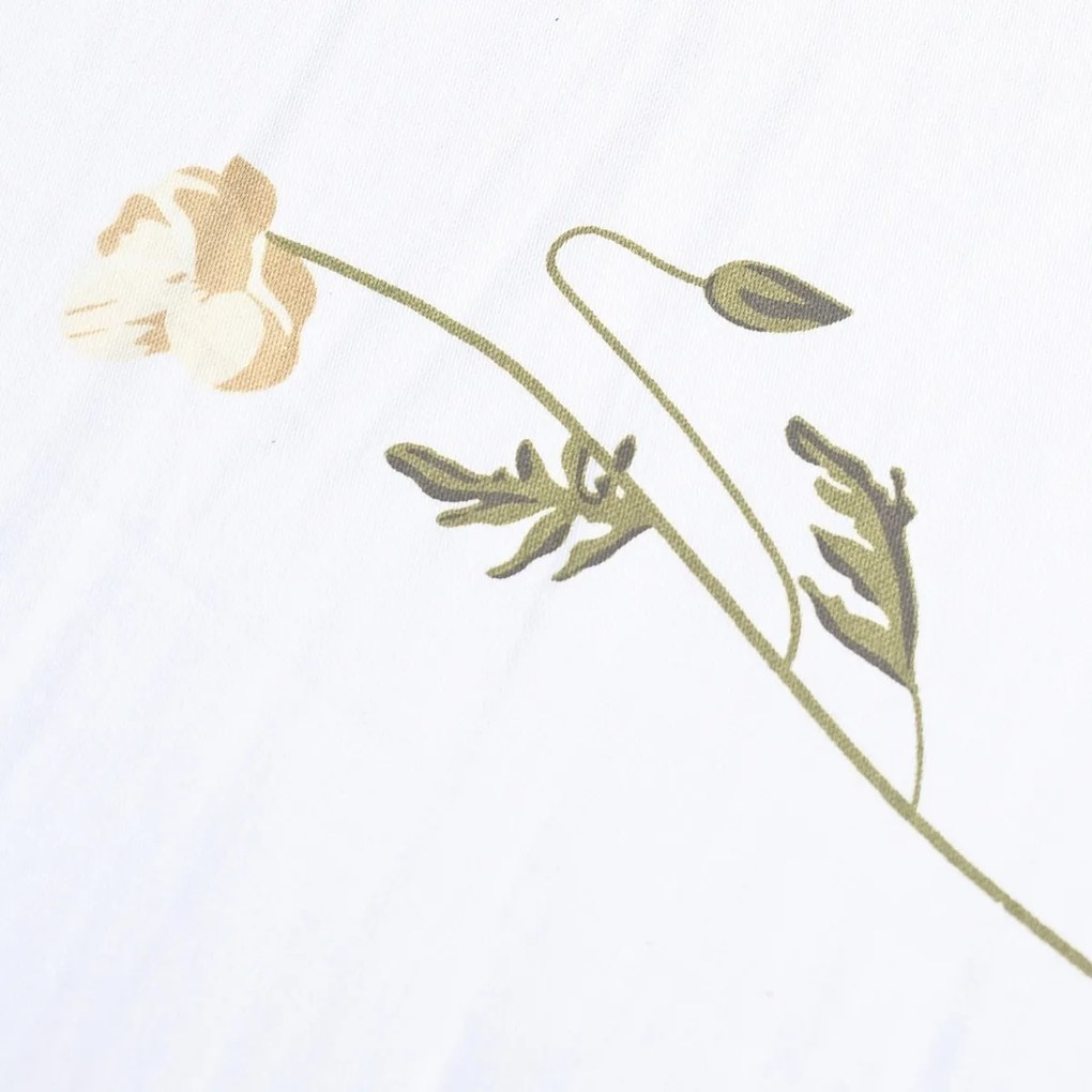 Matex Pościel satynowa Kwiatek łąkowy, 140 x 200 cm, 70 x 90 cm