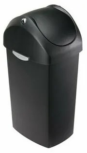 Kosz na śmieci Simplehuman, 40 l, czarny, 40 l