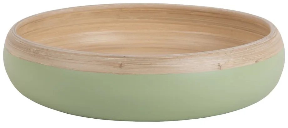 Jasnozielona bambusowa miska do serwowania ø 30 cm Puro – PT LIVING
