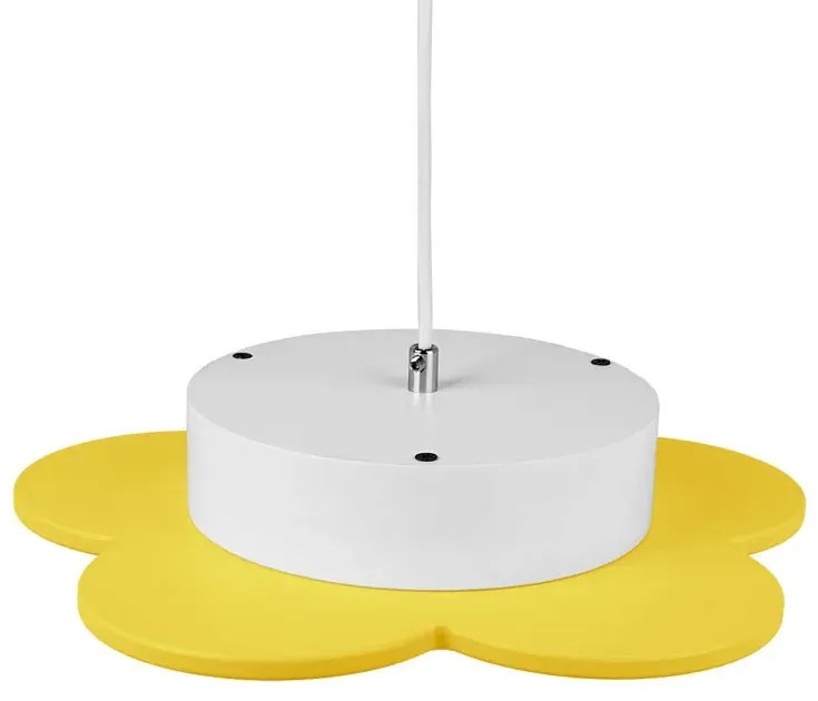 Żółta lampa wisząca kwiat dla dziewczynki - S200-Vlesi