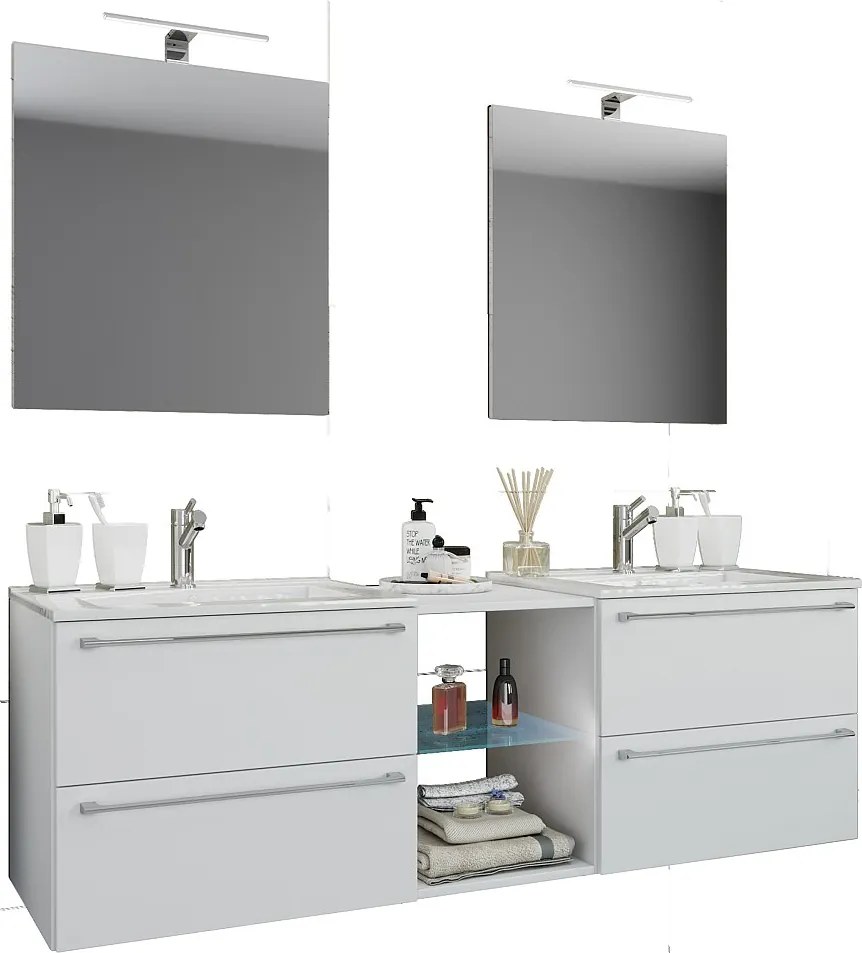 Umywalka 3-częściowa Badinos XXL