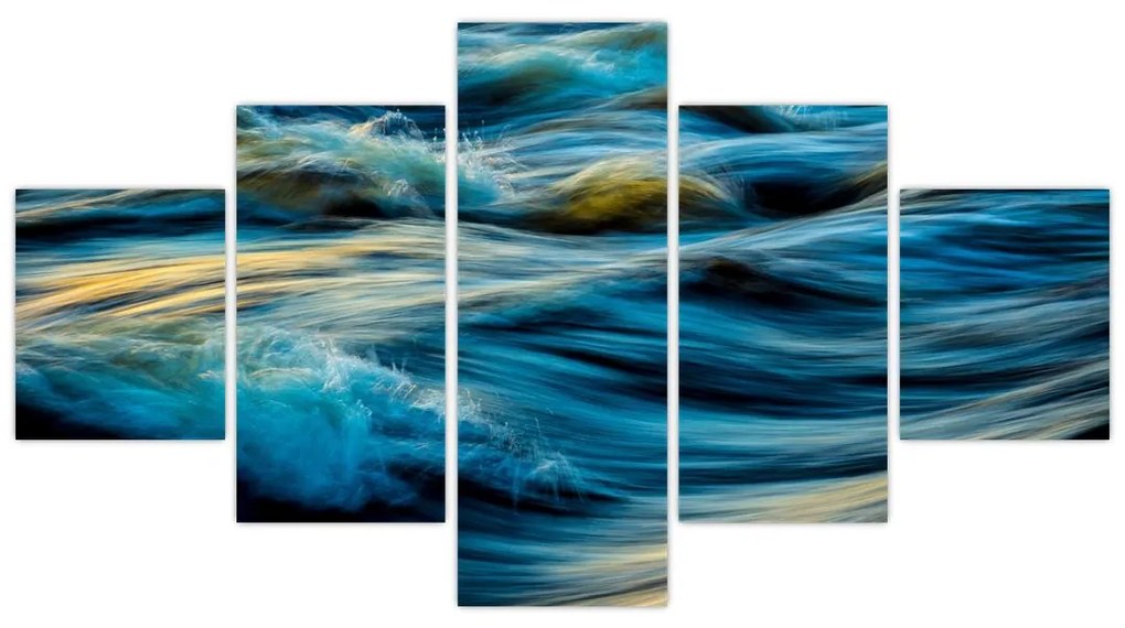 Obraz - Fale (125x70 cm)