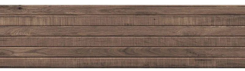 Mexen Western Wood Choco gres szkliwiony rekt. G1, płytka drewnopodobna podłogowo-ścienna 120 x 30 cm, mat - TL702-120-030-56