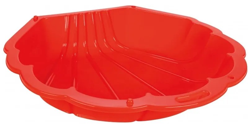 Woopie piaskownica basen muszelka czerwona 3w1 suchy basen 1 szt.