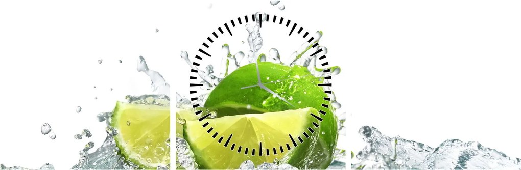 Obraz - Limes (z zegarem) (90x30 cm)