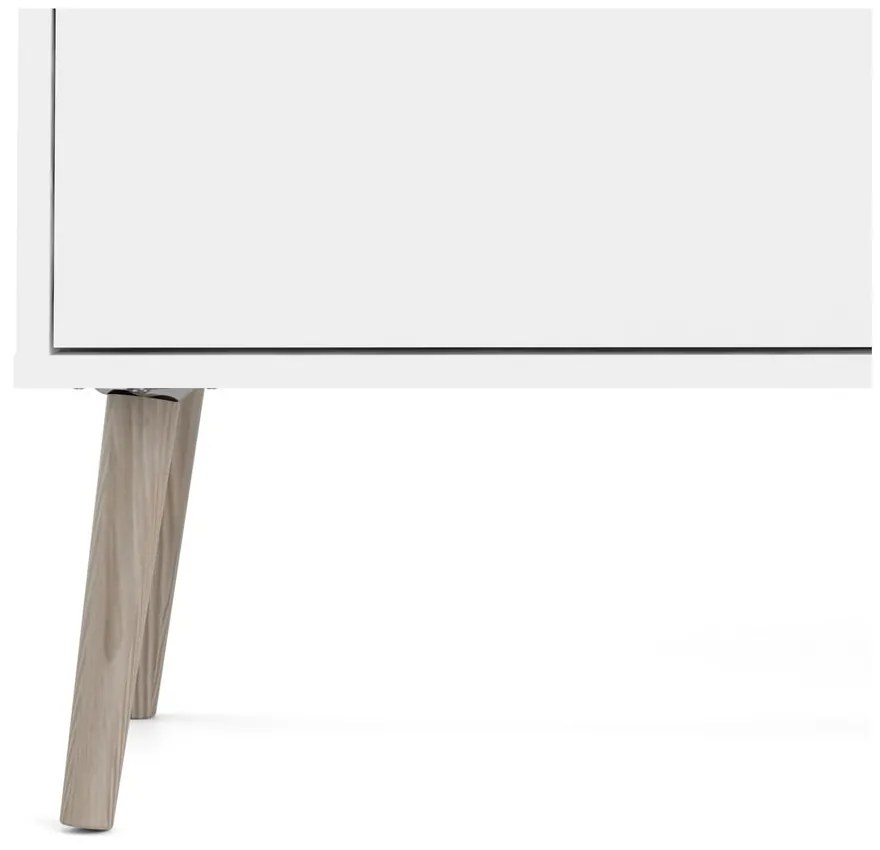 Biała komoda 196x82x39 cm Oslo – Tvilum