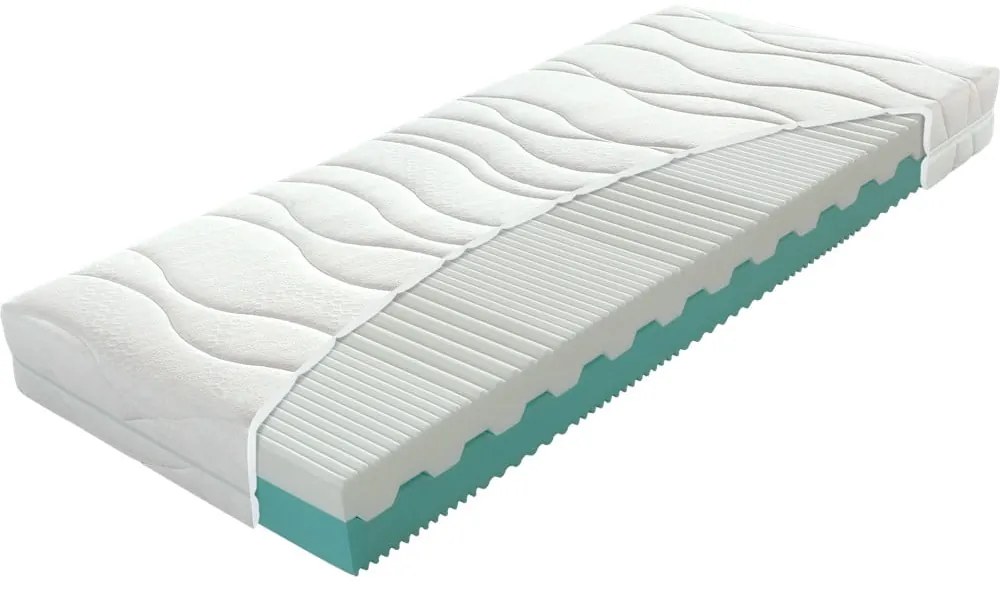Twardy/średnio twardy piankowy materac dwustronny 90x200 cm Tandem – Materasso