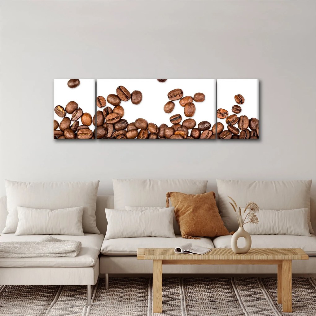 Obraz - Ziarna kawy (170x50 cm)