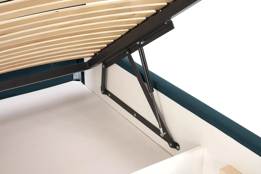 MODULO korpus łóżko 160 - ciemny zielony tap. Monolith 37