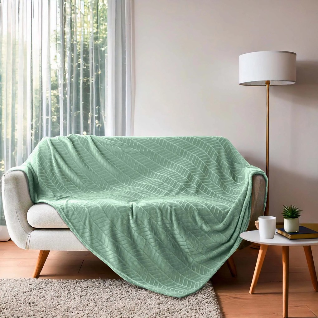 Narzuta flanelowa 180 x 220 cm ARYA