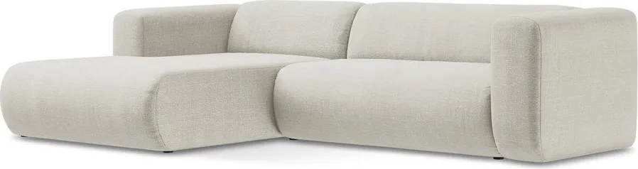 Beżowy narożnik (lewostronny/z szezlongiem) Ekahi – Makamii