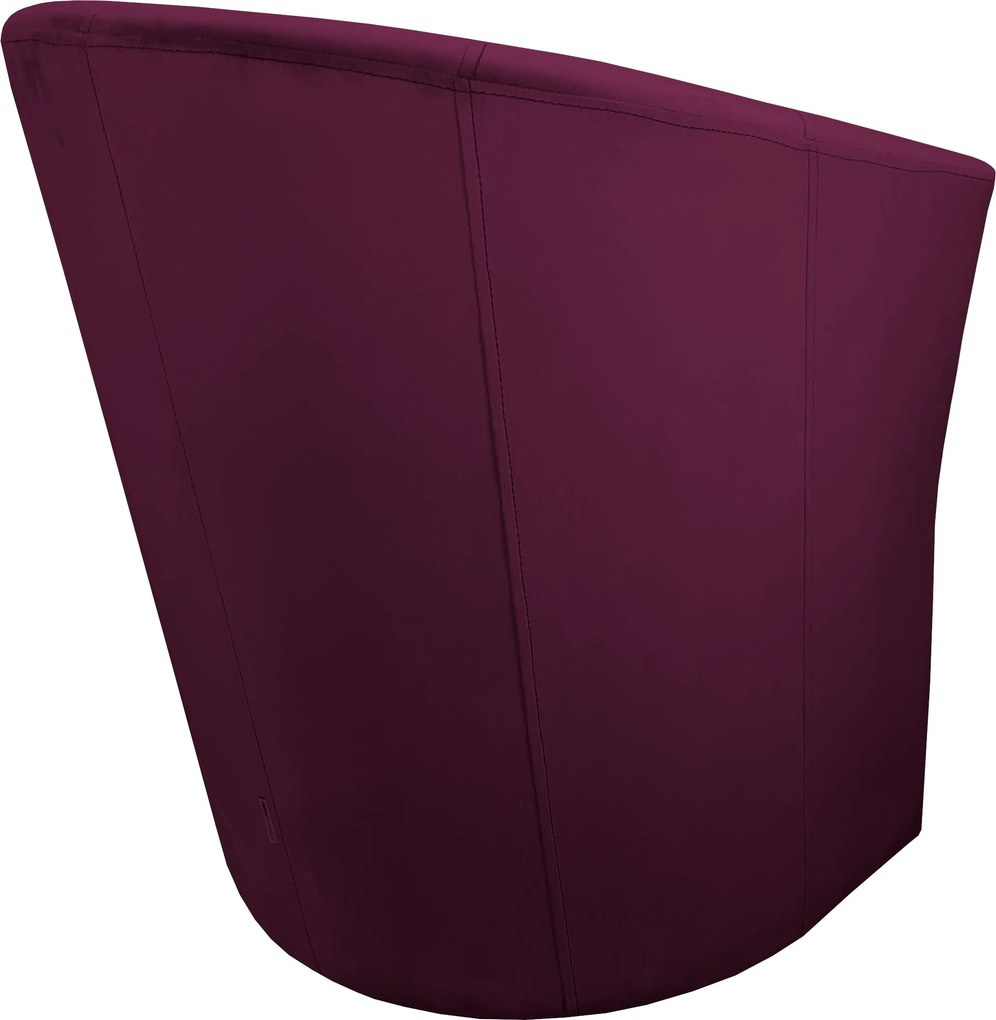 Fotel CLUB tkanina Welur elegancki fotel tapicerowany do salonu i gabinetu : Kolor tkaniny - VELVET - MG02