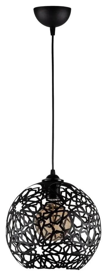 Czarna lampa wisząca ø 25 cm Fellini – Opviq lights