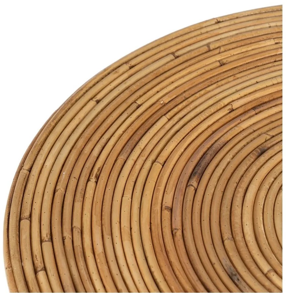 Rattanowy okrągły stolik ø 60 cm – Ixia