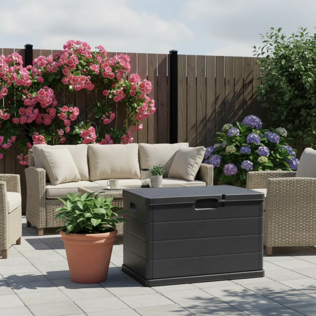 Pojemnik do przechowywania BETA, 170L, 78x55x52cm, antracytowa I.P.A.E-Progarden