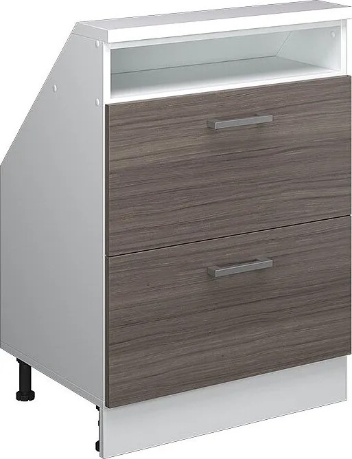 Szafka kuchenna na dach skośny szlachetna szarość 60x46x81.6 r-line