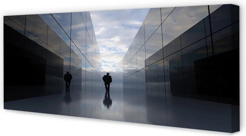 Obraz na płótnie Niebo w Lustrzanym Odbiciu