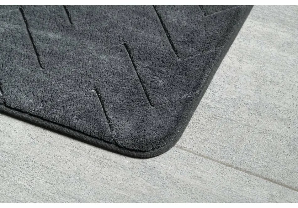 GEDY 96MS508085 Mousse dywanik łazienkowy antracytowy, 50 x 80 cm