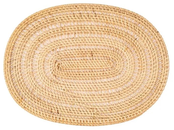 Rattanowa mata stołowa 40x30 cm – Tiseco Home Studio