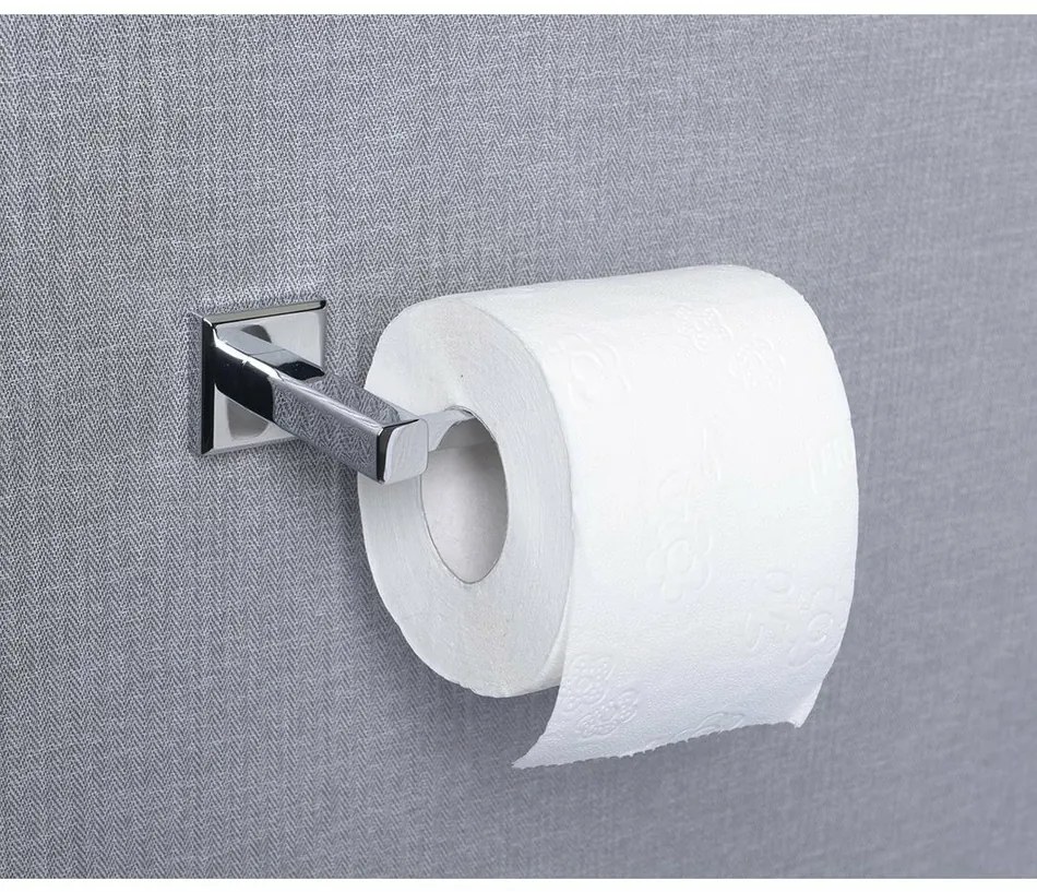 GEDY 6924 Uchwyt na papier toaletowy Colorado bez pokrywy, srebrny