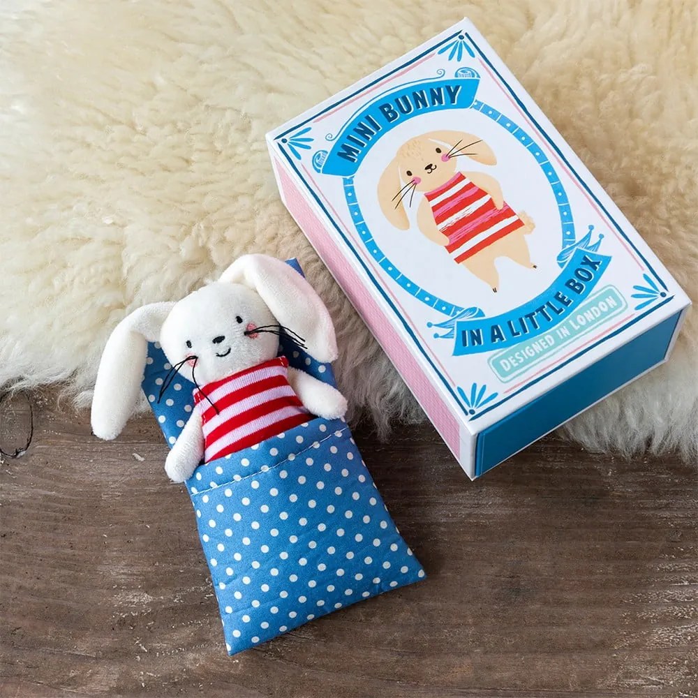 Zabawka pluszowa Mini Bunny in a Little Box – Rex London