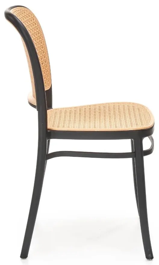 Krzesło K-483 naturalne/czarne HALMAR