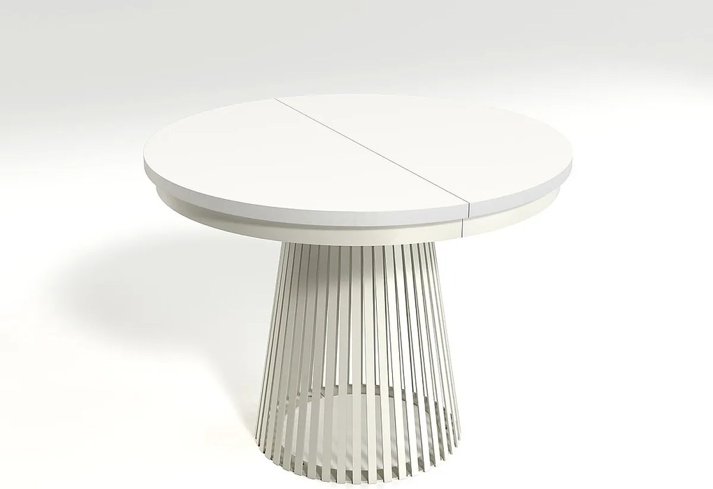 MINIO go for it, Stół rozkładany GORI w kolorze alpejska biel/kaszmir