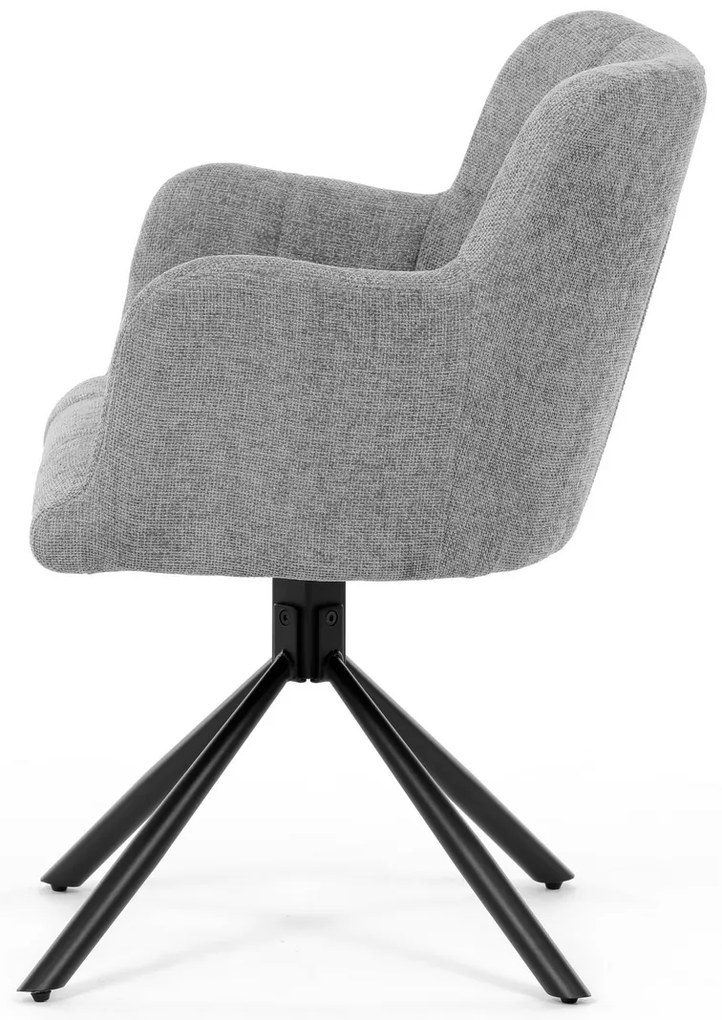 Zestaw krzeseł obiadowych z mechanizmem powrotnymDCH-T1122 GREY2, 2 szt.