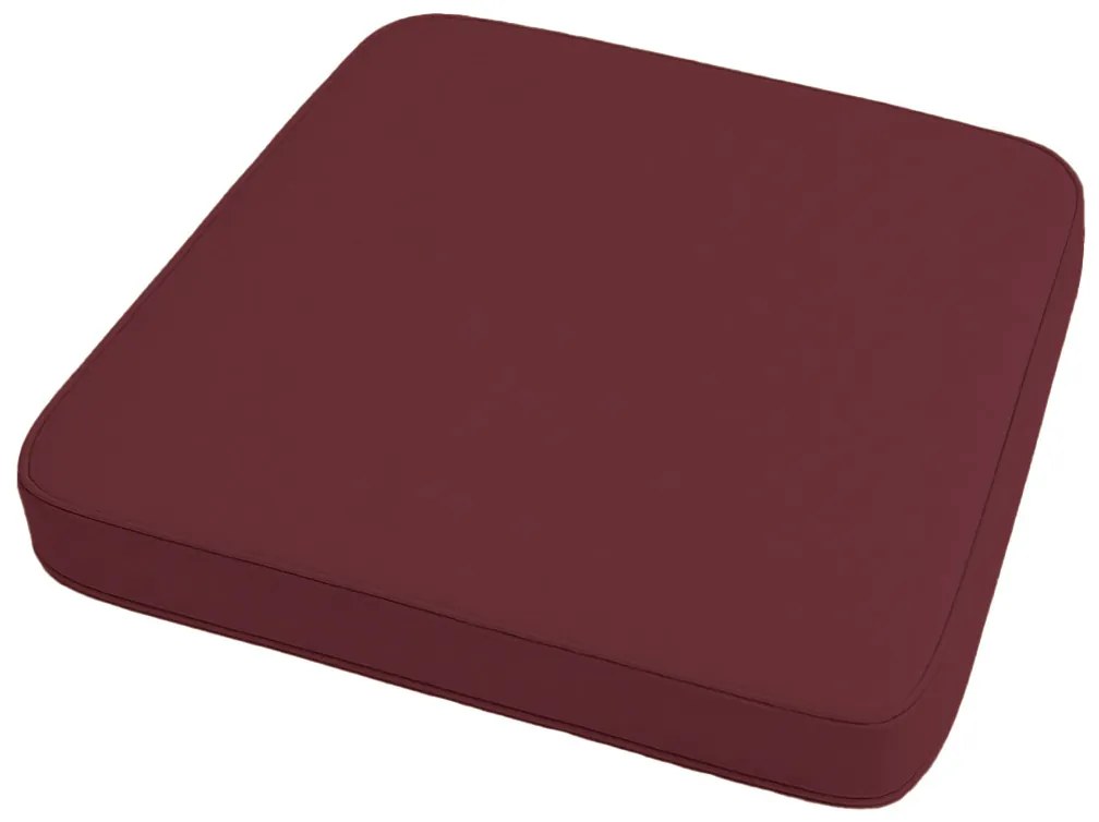 Poduszka na krzesło ogrodowe VIREON 44x45 cm, bordowy