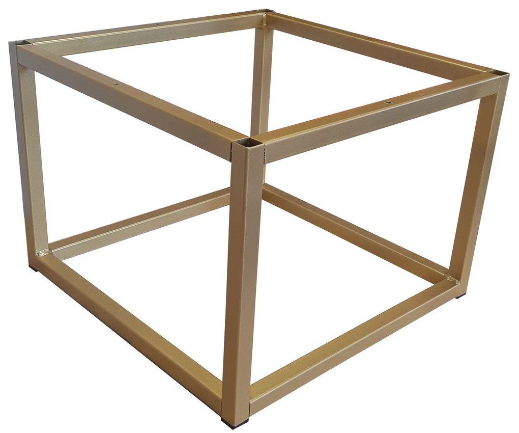 Pufa CHESTERFIELD LOFT ławka postawa złota MG25