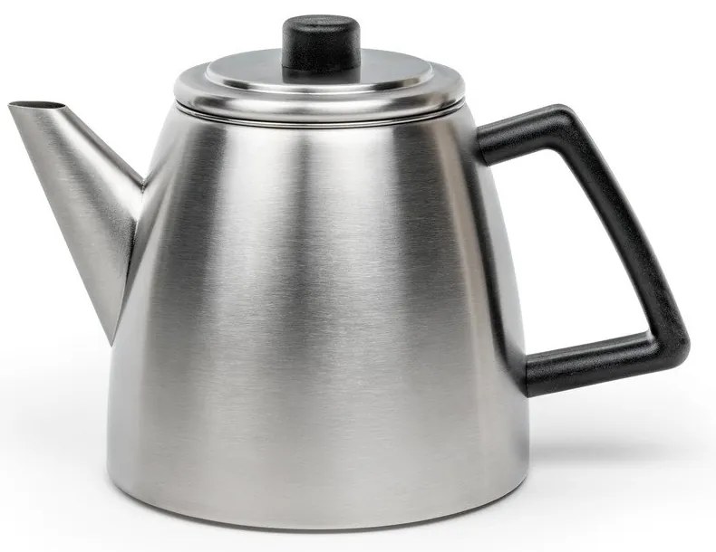 Dzbanek do herbaty ze stali nierdzewnej z sitkiem w kolorze srebra 1,1 l Duet Odense – Bredemeijer