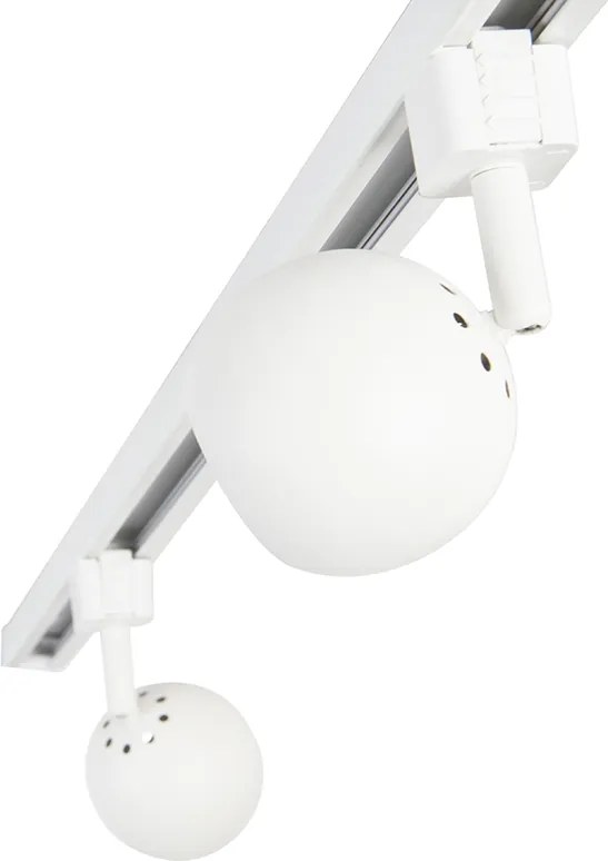 Inteligentny nowoczesny system oświetlenia szynowego biały 1-fazowy z 3 Wifi GU10 - Gissi