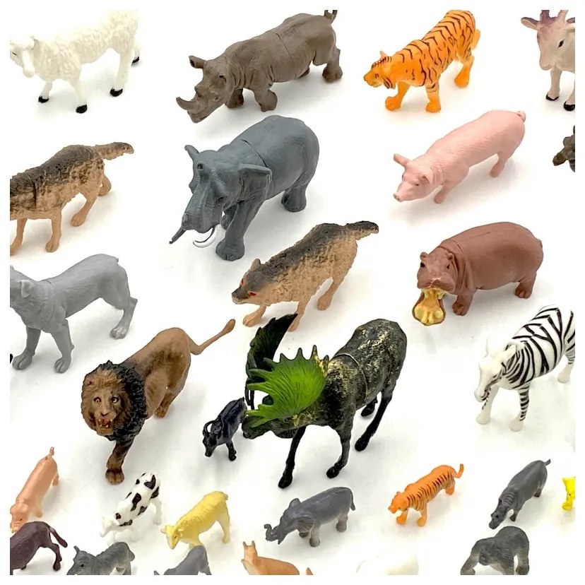 Woopie zestaw figurki zwierzęta xxl 58 szt.