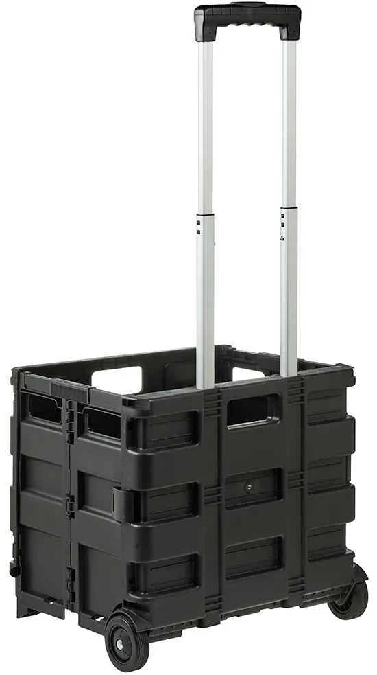 Keeeper Składany wózek na zakupy Olli 45 l Czarny, 45 l