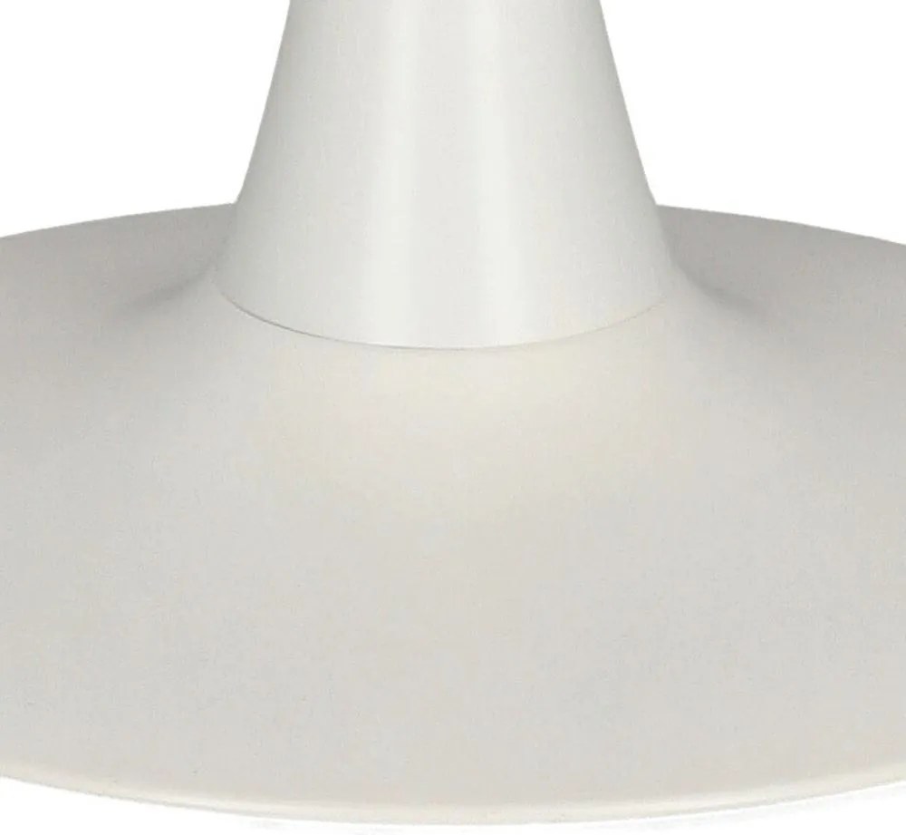 Stół na jednej nodze z marmurowym blatem Skinny Premium Stone White 90