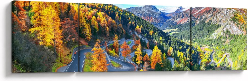 Obraz - Przełęcz Malajska (170x50 cm)
