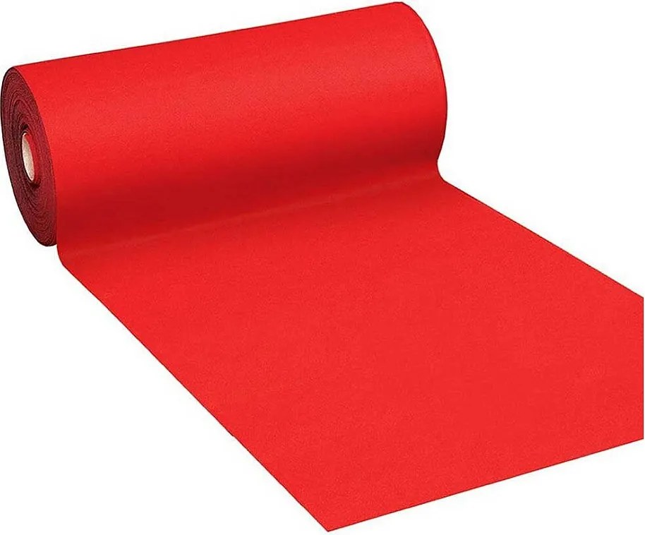 Czerwony dywan do wewnątrz/na zewnątrz, wys. 1 x 30 m
