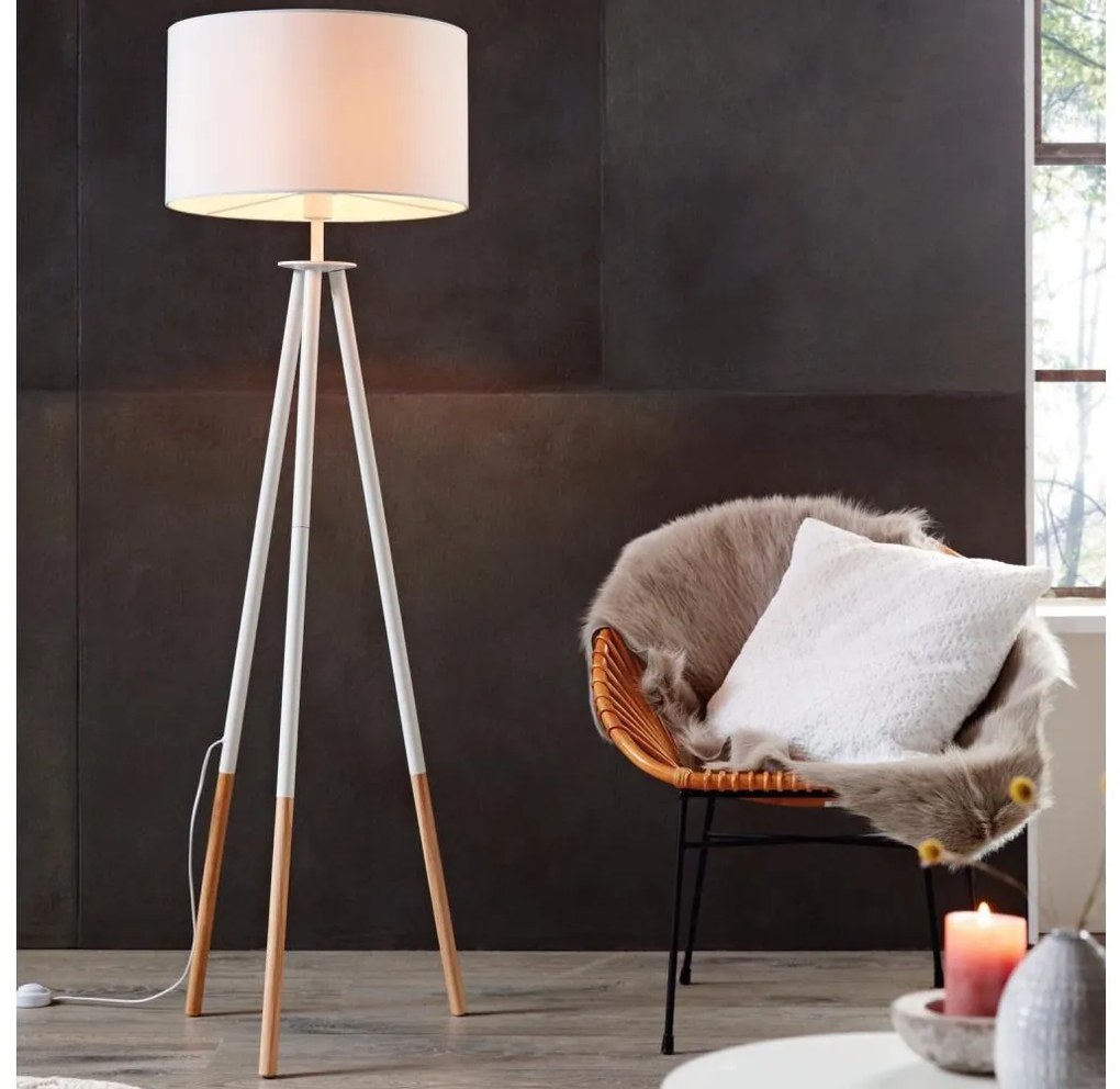 Eglo 49156 - Lampa stojąca BIDFORD 1xE27/60W/230V