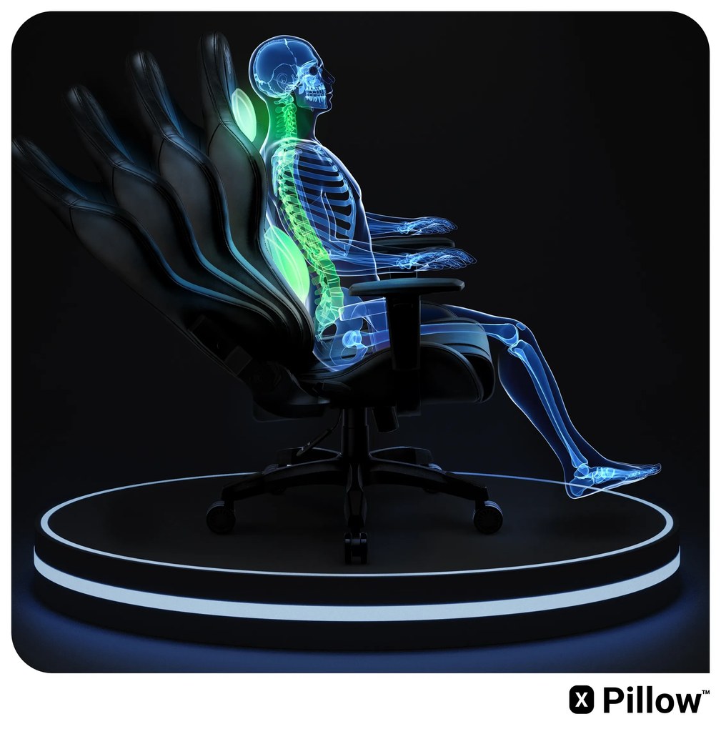 Fotel gamingowy czarny Diablo X-One 2.0 Normal Size