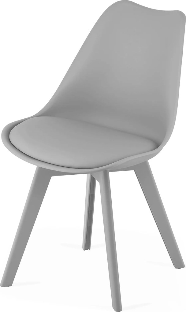 Krzesło MARK - szare / nogi szare