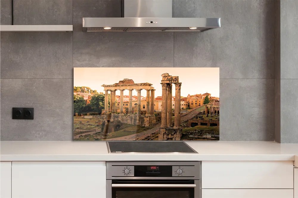 Panel Szklany Wschód Słońca nad Forum Romanum