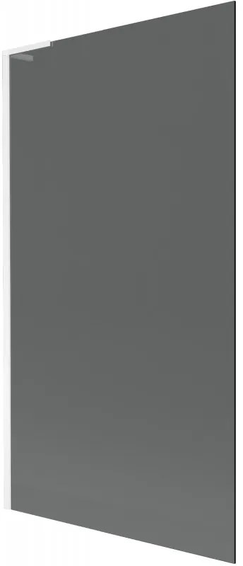 Mexen Next L parawan nawannowy 1-skrzydłowy 100 x 150 cm, grafit, biały - 895-100-000-03-40-20