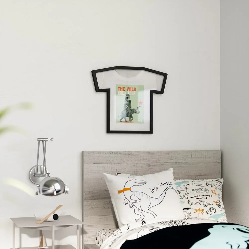 Czarna plastikowa ramka ścienna 50x54,5 cm T-Frame – Umbra