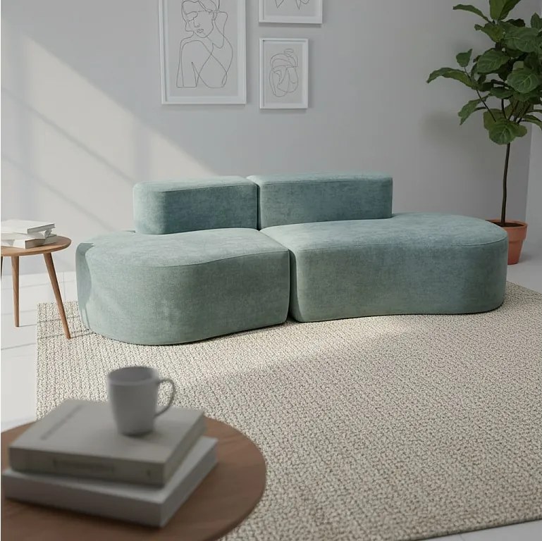 Coco Living Sofa Lounge podwójna – szałwia