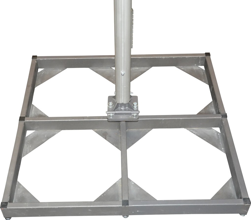 Doppler GOLIATH parasol ogrodowy 500 x 500 cm biały