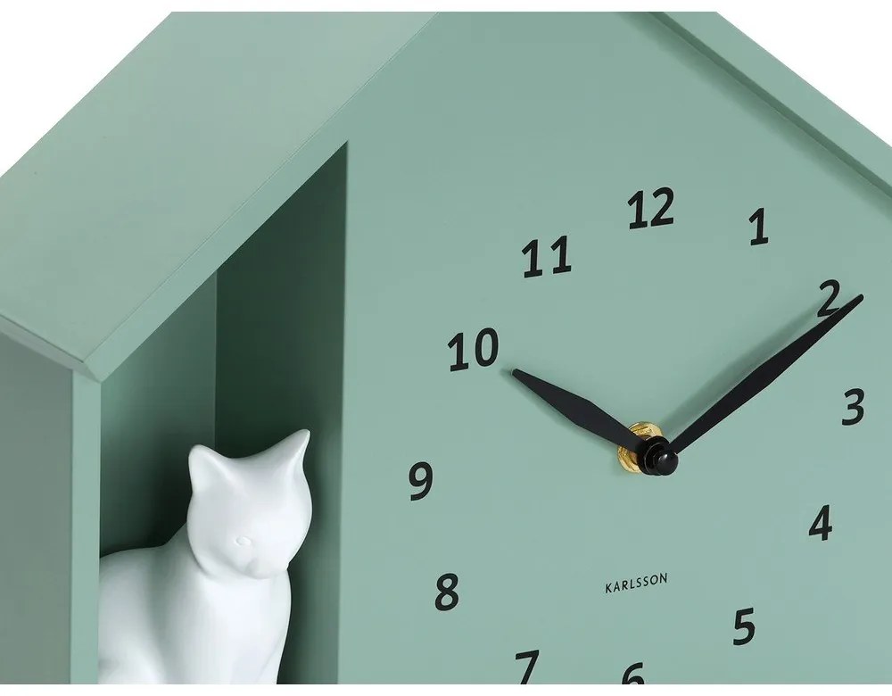 Zegar ścienny Sitting Cat – Karlsson