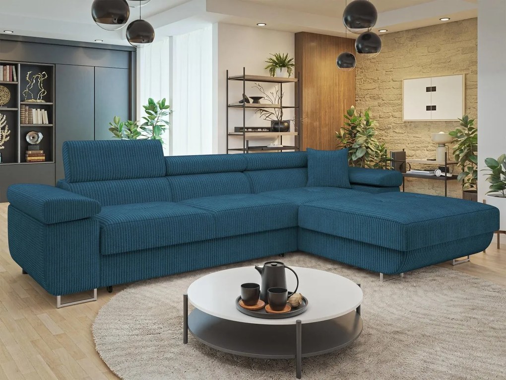Narożnik z funkcją spania Torezio Mini Sztruks