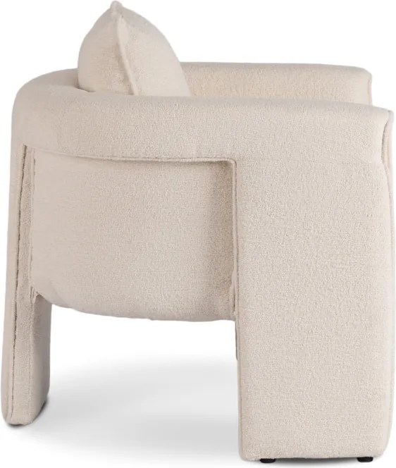 Fotel Wypoczynkowy do Salonu GALA Beżowy Nowoczesny