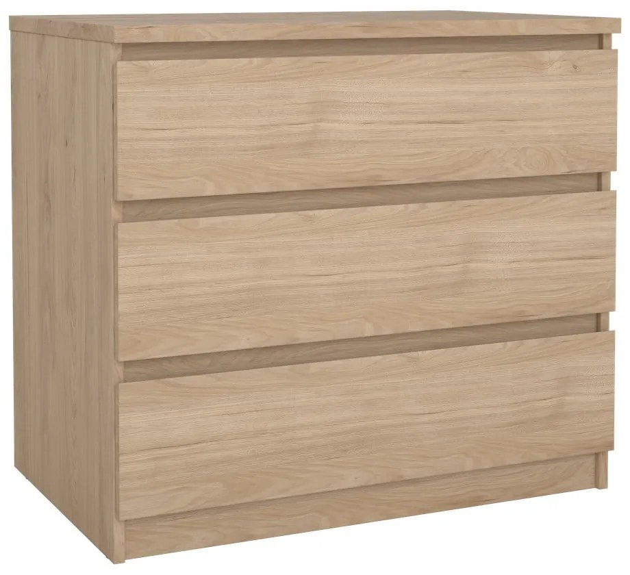 Komoda w dekorze dębu w naturalnym kolorze 77x70x50 cm Naia – Tvilum
