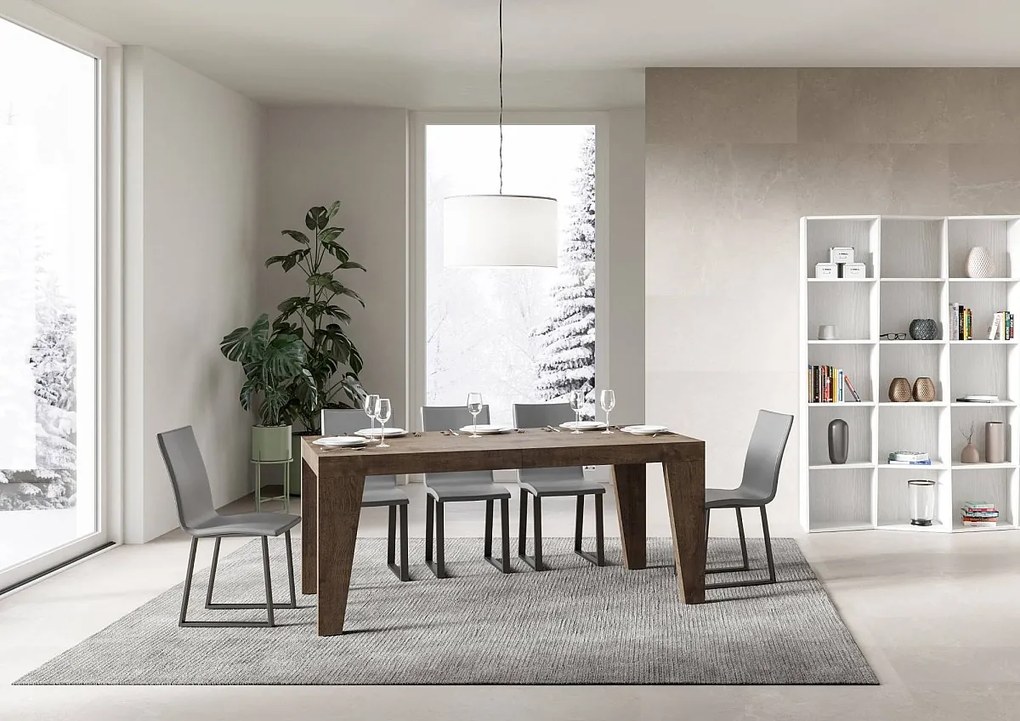 Stół rozkładany 180/284x90 cm Naxy Premium orzech